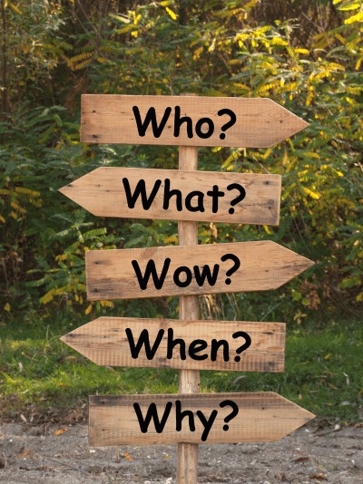 Student asking a question in class